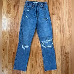 Abercrombie & Fitch Ultra High Rise Blue Jeans